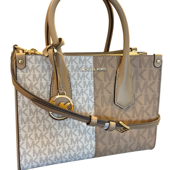 Michael Kors Maple Medium Messenger Crossbody Purse Satchel Women Bag NEW $298